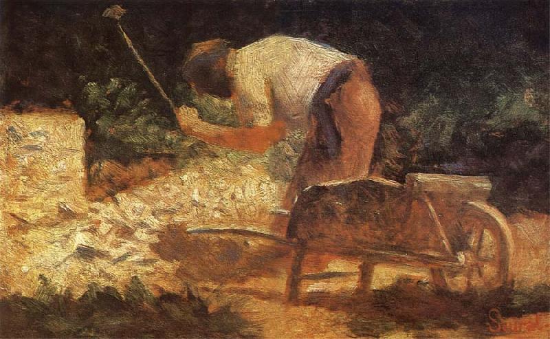 Georges Seurat The Worker Break up the Stone